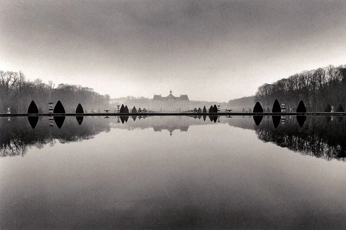 Michael Kenna: Reflection, Study 1, Vaux-le-Vicomte, France, 1988
